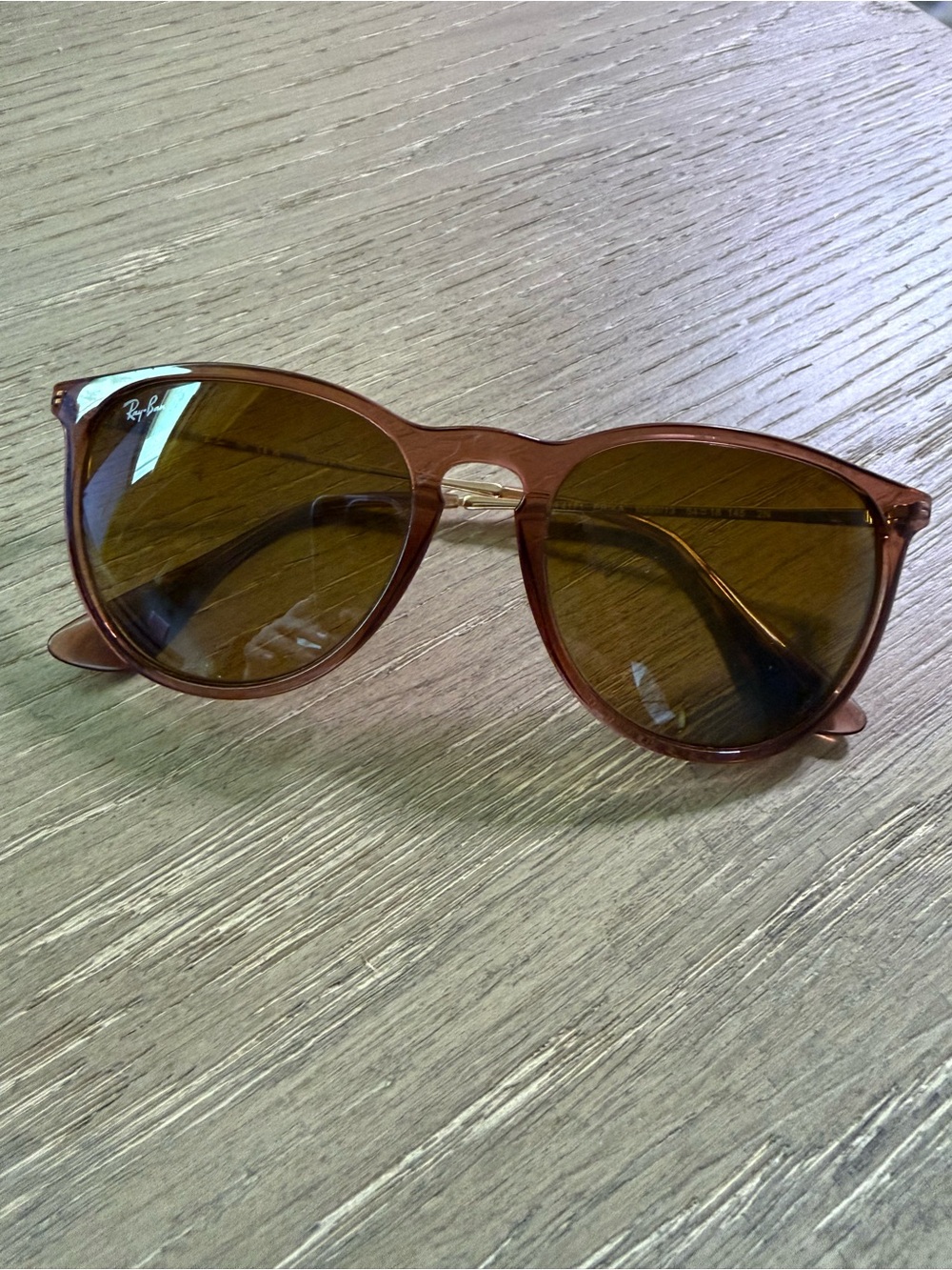 Ray-Ban Women's Brown Round Sunglasses W/ Perscription Lenses